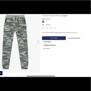 Splendid Camo Joggers